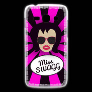 Coque Samsung Galaxy Ace3 Miss Swag Brune