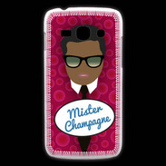 Coque Samsung Galaxy Ace3 Mister Champagne Black