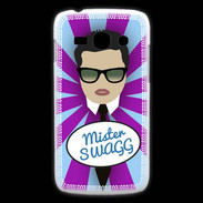 Coque Samsung Galaxy Ace3 Mister Swag Brun