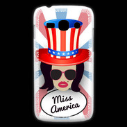 Coque Samsung Galaxy Ace3 Miss USA Brune