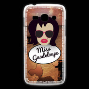 Coque Samsung Galaxy Ace3 Miss Guadeloupe Brune