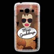 Coque Samsung Galaxy Ace3 Miss Guadeloupe Chatain