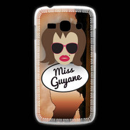 Coque Samsung Galaxy Ace3 Miss Guyane Chatain