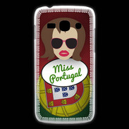 Coque Samsung Galaxy Ace3 Miss Portugal Chatain