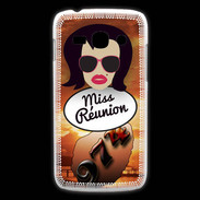 Coque Samsung Galaxy Ace3 Miss Réunion Brune