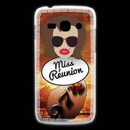 Coque Samsung Galaxy Ace3 Miss Réunion Chatain