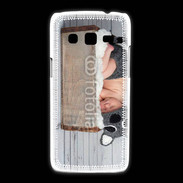 Coque Samsung Galaxy Express2 Bébé dormant avec chapeau tête de chat