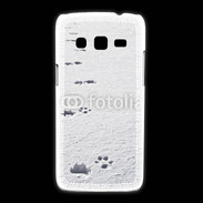 Coque Samsung Galaxy Express2 Traces de pas d'animal dans la neige