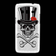 Coque Samsung Galaxy Express2 Tête de Mort avec classe