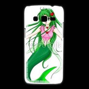 Coque Samsung Galaxy Express2 Fille manga verte