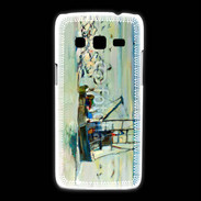 Coque Samsung Galaxy Express2 Peinture bateau de pêche