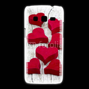 Coque Samsung Galaxy Express2 Coeur en bois