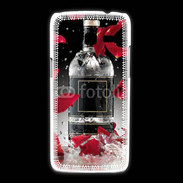 Coque Samsung Galaxy Express2 Bouteille alcool pétales de rose glamour