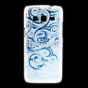 Coque Samsung Galaxy Express2 Fond tribal bleu
