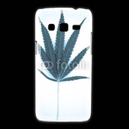 Coque Samsung Galaxy Express2 Marijuana en bleu et blanc
