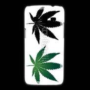 Coque Samsung Galaxy Express2 Double feuilles de cannabis