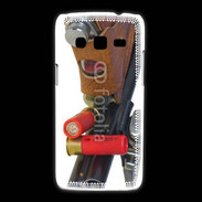 Coque Samsung Galaxy Express2 Fusil de chasse et couteau