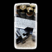 Coque Samsung Galaxy Express2 Vintage fusil et cartouche