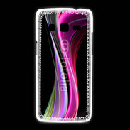 Coque Samsung Galaxy Express2 Abstract multicolor sur fond noir