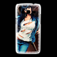 Coque Samsung Galaxy Express2 Brune fashion 1