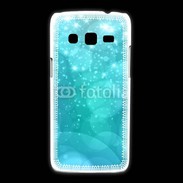 Coque Samsung Galaxy Express2 Fond bulles bleus