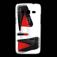 Coque Samsung Galaxy Express2 Escarpins et tube de rouge à lèvres