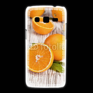 Coque Samsung Galaxy Express2 Belles oranges sur fond en bois