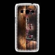 Coque Samsung Galaxy Express2 Vin rouge et tonneaux