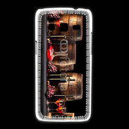 Coque Samsung Galaxy Express2 Vin rouge et tonneaux 2