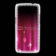 Coque Samsung Galaxy Express2 Rideau rose à strass