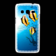 Coque Samsung Galaxy Express2 Poisson jaune et noir
