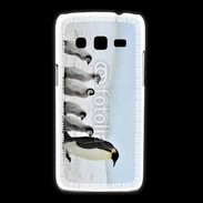Coque Samsung Galaxy Express2 Famille de Pingouin Empereur