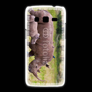 Coque Samsung Galaxy Express2 Rhinocéros et son petit