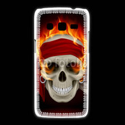 Coque Samsung Galaxy Express2 Tête de mort en flamme