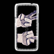 Coque Samsung Galaxy Express2 double fuck gants