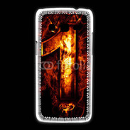 Coque Samsung Galaxy Express2 Un en feu