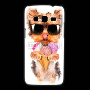 Coque Samsung Galaxy Express2 Yorkshire avec un cornet de glace