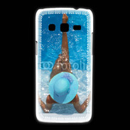 Coque Samsung Galaxy Express2 Femme à la piscine