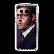 Coque Samsung Galaxy Express2 Homme charmant en costume et lunettes