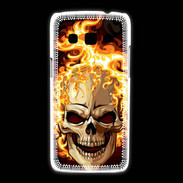 Coque Samsung Galaxy Express2 Tête de mort en flamme 5