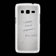 Coque Samsung Galaxy Express2 Aimer Gris Citation Oscar Wilde