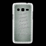 Coque Samsung Galaxy Express2 Charme passé Vert Citation Oscar Wilde