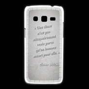 Coque Samsung Galaxy Express2 Chose vraie Citation Oscar Wilde