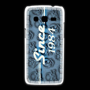 Coque Samsung Galaxy Express2 Since crane bleu 1984