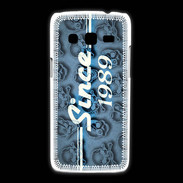Coque Samsung Galaxy Express2 Since crane bleu 1989