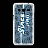 Coque Samsung Galaxy Express2 Since crane bleu 1991