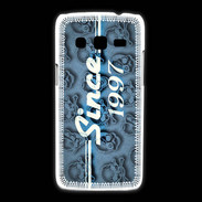 Coque Samsung Galaxy Express2 Since crane bleu 1997