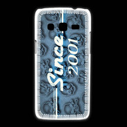 Coque Samsung Galaxy Express2 Since crane bleu 2001