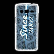 Coque Samsung Galaxy Express2 Since crane bleu 2002