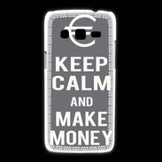 Coque Samsung Galaxy Express2 Keep Calm Make money Gris